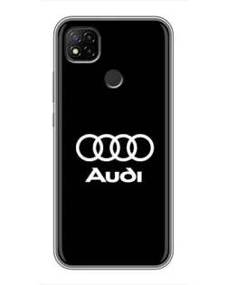 Чехол для Xiaomi Redmi 9c с картинкой «Классическое лого Audi» Чехол для Xiaomi Redmi 9c с картинкой «Классическое лого Audi»