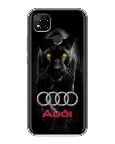 Чехол для Xiaomi Redmi 9c с картинкой «Пантера и Audi» Чехол для Xiaomi Redmi 9c с картинкой «Пантера и Audi»
