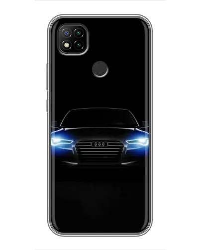 Чехол для Xiaomi Redmi 9c с картинкой «Audi в неоне» Чехол для Xiaomi Redmi 9c с картинкой «Audi в неоне»