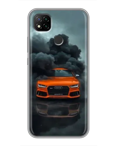Чехол для Xiaomi Redmi 9c с картинкой «Audi в облаках дыма» Чехол для Xiaomi Redmi 9c с картинкой «Audi в облаках дыма»