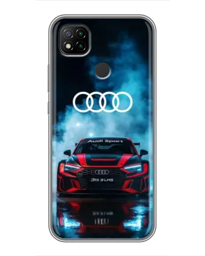 Чехол для Xiaomi Redmi 9c с картинкой «Audi Sport — неон» Чехол для Xiaomi Redmi 9c с картинкой «Audi Sport — неон»