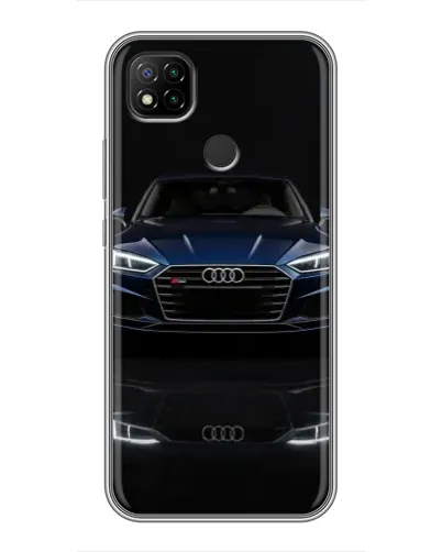Чехол для Xiaomi Redmi 9c с картинкой «Audi — ночное отражение» Чехол для Xiaomi Redmi 9c с картинкой «Audi — ночное отражение»