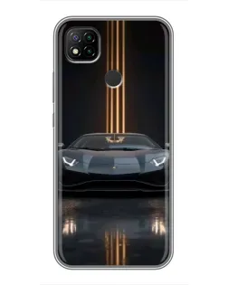 Чехол для Xiaomi Redmi 9c с картинкой «Lamborghini золотые линии» Чехол для Xiaomi Redmi 9c с картинкой «Lamborghini золотые линии»