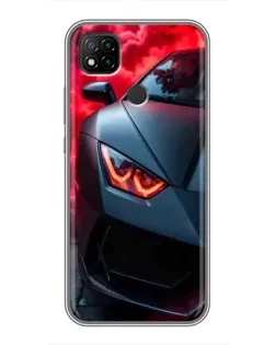 Чехол для Xiaomi Redmi 9c с картинкой «Lamborghini красное сияние» Чехол для Xiaomi Redmi 9c с картинкой «Lamborghini красное сияние»