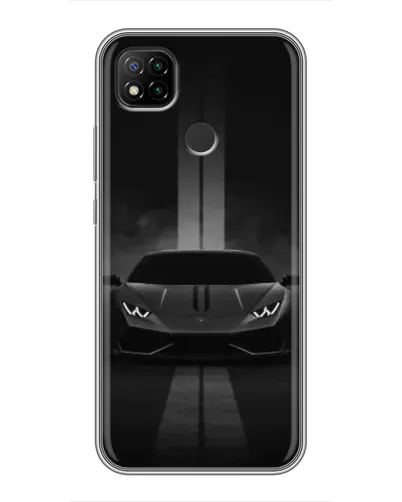 Чехол для Xiaomi Redmi 9c с картинкой «Lamborghini симметрия дорог»