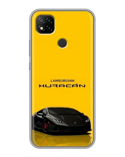 Чехол для Xiaomi Redmi 9c с картинкой «Lamborghini Huracan черный»