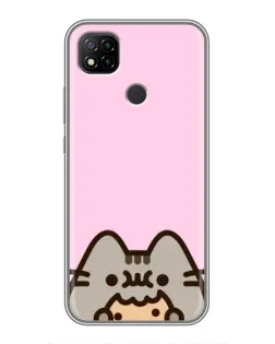 Чехол для Xiaomi Redmi 9c с картинкой «Pusheen и печенье» Чехол для Xiaomi Redmi 9c с картинкой «Pusheen и печенье»