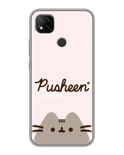 Чехол для Xiaomi Redmi 9c с картинкой «Pusheen логотип» Чехол для Xiaomi Redmi 9c с картинкой «Pusheen логотип»