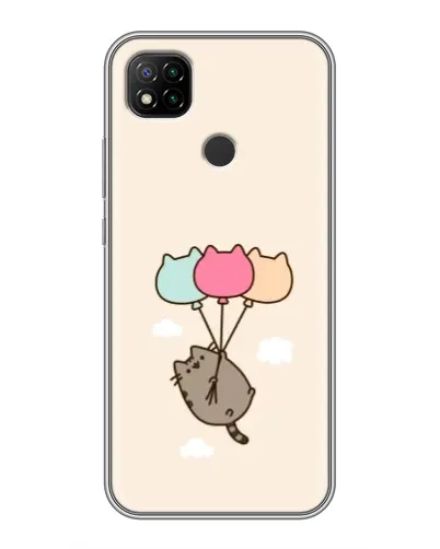 Чехол для Xiaomi Redmi 9c с картинкой «Пушин на шариках» Чехол для Xiaomi Redmi 9c с картинкой «Пушин на шариках»