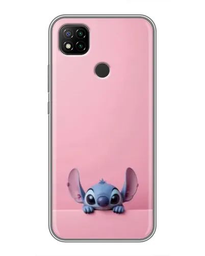 Чехол для Xiaomi Redmi 9c с картинкой «Stitch выглядывает» Чехол для Xiaomi Redmi 9c с картинкой «Stitch выглядывает»
