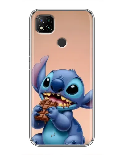 Чехол для Xiaomi Redmi 9c с картинкой «Стич ест шоколад» Чехол для Xiaomi Redmi 9c с картинкой «Стич ест шоколад»