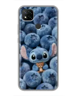 Чехол для Xiaomi Redmi 9c с картинкой «Стич и голубика» Чехол для Xiaomi Redmi 9c с картинкой «Стич и голубика»