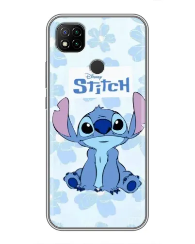 Чехол для Xiaomi Redmi 9c с картинкой «Stitch среди цветов» Чехол для Xiaomi Redmi 9c с картинкой «Stitch среди цветов»
