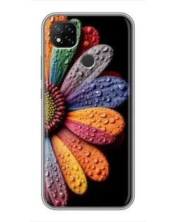 Чехол для Xiaomi Redmi 9c с картинкой «Радужный цветок»