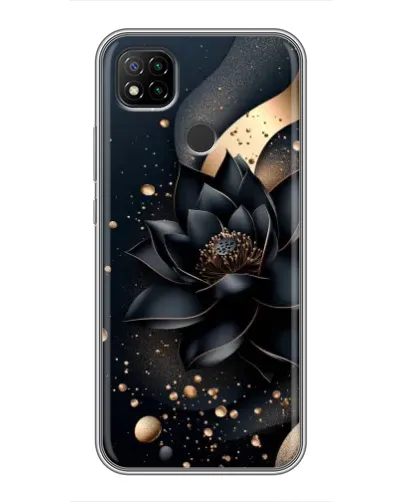 Чехол для Xiaomi Redmi 9c с картинкой «Черный лотос» Чехол для Xiaomi Redmi 9c с картинкой «Черный лотос»