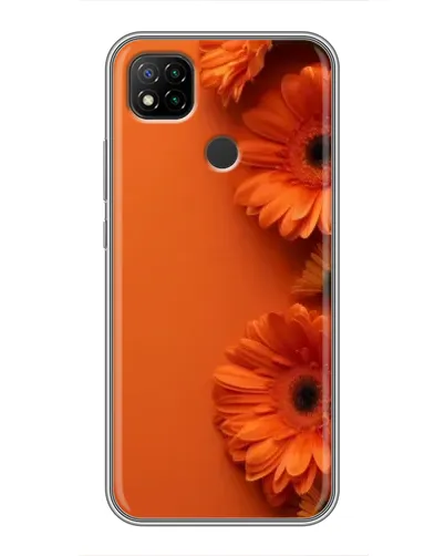 Чехол для Xiaomi Redmi 9c с картинкой «Оранжевые герберы» Чехол для Xiaomi Redmi 9c с картинкой «Оранжевые герберы»