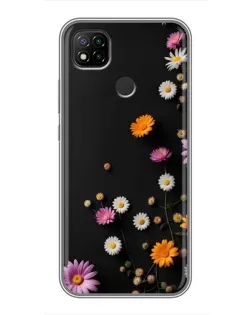 Чехол для Xiaomi Redmi 9c с картинкой «Цветочная композиция»