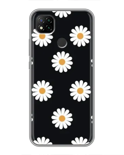 Чехол для Xiaomi Redmi 9c с картинкой «Ромашки на черном» Чехол для Xiaomi Redmi 9c с картинкой «Ромашки на черном»