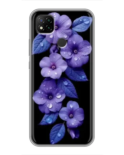 Чехол для Xiaomi Redmi 9c с картинкой «Фиолетовые цветы с росою» Чехол для Xiaomi Redmi 9c с картинкой «Фиолетовые цветы с росою»