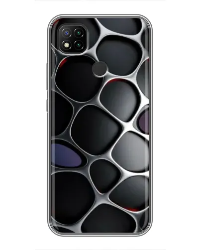 Чехол для Xiaomi Redmi 9c с картинкой «Объемная темная решетка» Чехол для Xiaomi Redmi 9c с картинкой «Объемная темная решетка»