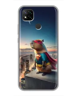Чохол для Xiaomi Redmi 9c з картинкою «Капі-мен супергерой»