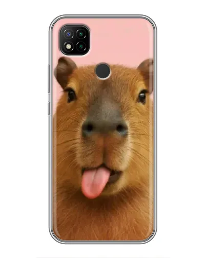 Чохол для Xiaomi Redmi 9c з картинкою «Капібара з язиком» Чохол для Xiaomi Redmi 9c з картинкою «Капібара з язиком»
