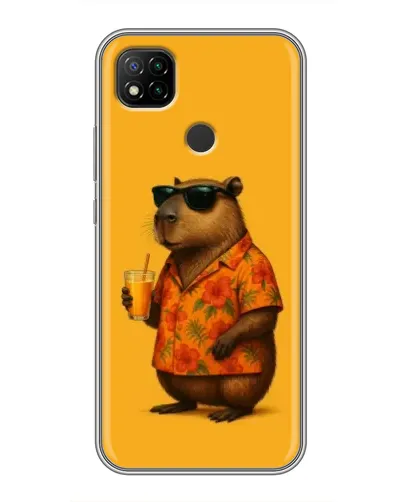 Чохол для Xiaomi Redmi 9c з картинкою «Капібара на відпочинку» Чохол для Xiaomi Redmi 9c з картинкою «Капібара на відпочинку»