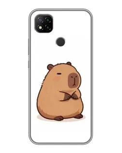 Чохол для Xiaomi Redmi 9c з картинкою «Товстенька капібара»
