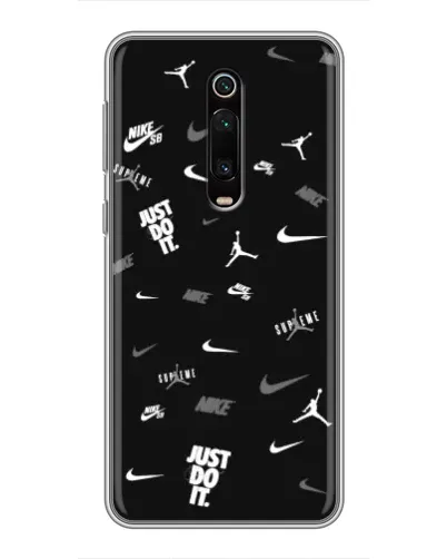 Чохол для Xiaomi Redmi K20 з картинкою «Nike Black Pattern» Чохол для Xiaomi Redmi K20 з картинкою «Nike Black Pattern»