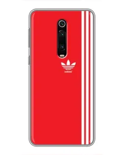 Чохол для Xiaomi Redmi K20 з картинкою «Червоний мінімалізм Adidas»