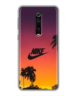 Чохол для Xiaomi Redmi K20 з картинкою «Nike на заході сонця»