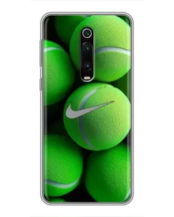 Чохол для Xiaomi Redmi K20 з картинкою «Тенісні м'ячі Найк»