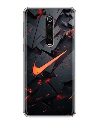 Чохол для Xiaomi Redmi K20 з картинкою «Nike — ефект розломів»