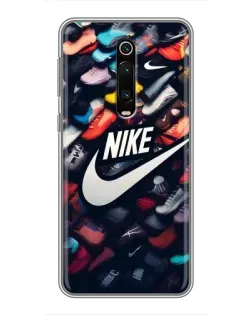 Чохол для Xiaomi Redmi K20 з картинкою «Колекція кросівок Nike»