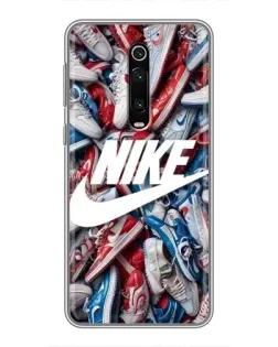 Чохол для Xiaomi Redmi K20 з картинкою «Колаж кросівок Найк»
