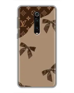 Чехол для Xiaomi Redmi K20 с картинкой «LV — кофейный атлас»