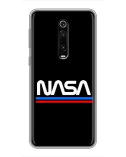 Чохол для Xiaomi Redmi K20 з картинкою «NASA — класика Red Blue» Чохол для Xiaomi Redmi K20 з картинкою «NASA — класика Red Blue»