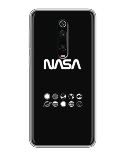 Чехол для Xiaomi Redmi K20 с картинкой «NASA — технический принт» Чехол для Xiaomi Redmi K20 с картинкой «NASA — технический принт»