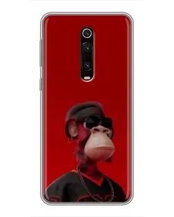 Чохол для Xiaomi Redmi K20 з картинкою «Bored Ape в червоному» Чохол для Xiaomi Redmi K20 з картинкою «Bored Ape в червоному»