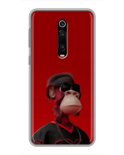 Чехол для Xiaomi Redmi K20 с картинкой «Bored Ape в красном» Чехол для Xiaomi Redmi K20 с картинкой «Bored Ape в красном»
