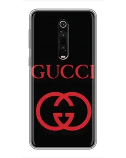 Чохол для Xiaomi Redmi K20 з картинкою «Gucci — червоний логотип»