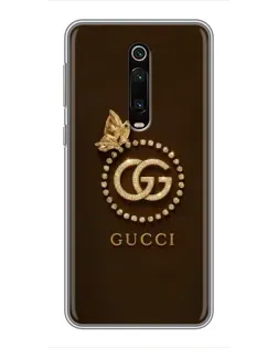 Чохол для Xiaomi Redmi K20 з картинкою «Gucci — золотий метелик»