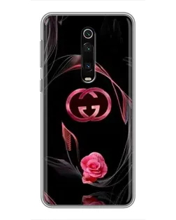 Чохол для Xiaomi Redmi K20 з картинкою «Gucci — неонова троянда»