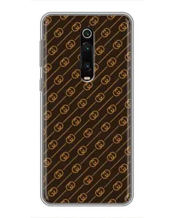 Чохол для Xiaomi Redmi K20 з картинкою «Gucci — золоті діагоналі»