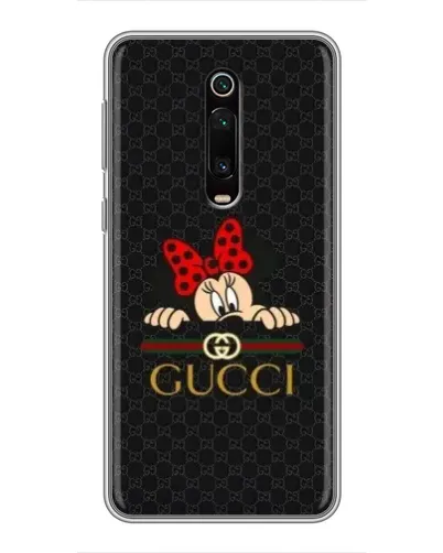 Чохол для Xiaomi Redmi K20 з картинкою «Мінні Маус Gucci — чорний»