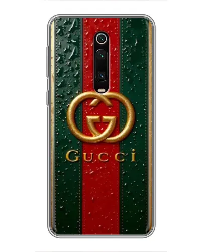 Чохол для Xiaomi Redmi K20 з картинкою «Gucci — фірмова смуга та золото» Чохол для Xiaomi Redmi K20 з картинкою «Gucci — фірмова смуга та золото»