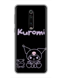 Чохол для Xiaomi Redmi K20 з картинкою «Kuromi — чорний мінімалізм»