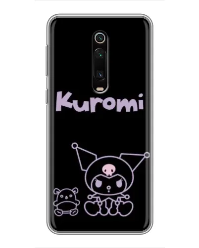 Чохол для Xiaomi Redmi K20 з картинкою «Kuromi — чорний мінімалізм»
