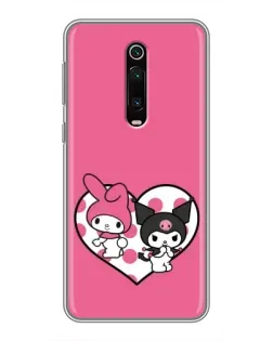Чохол для Xiaomi Redmi K20 з картинкою «Kuromi та My Melody»