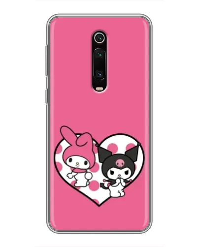 Чохол для Xiaomi Redmi K20 з картинкою «Kuromi та My Melody»